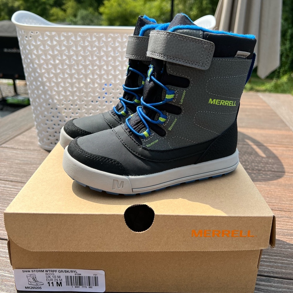 Merrell Snowstorm Waterproof Boots Boys 11